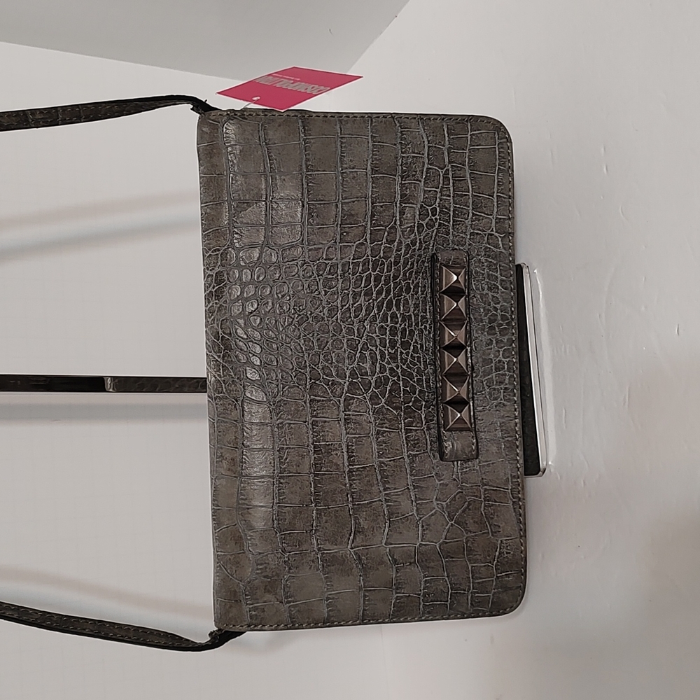 New Gray Cosmopolitan Crossbody Clutch Bag